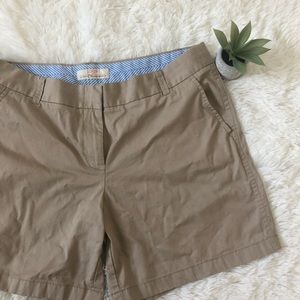 NWT J Crew Khaki Bermuda Shorts